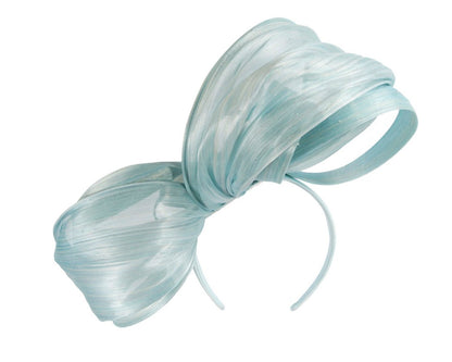 Large Light Blue fascinator by Fillies Collection