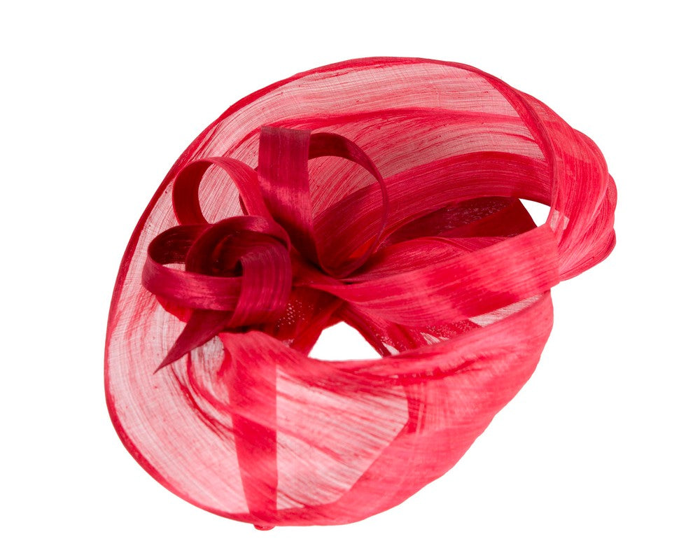 Large Red fascinator by Fillies Collection-3