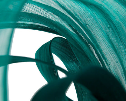 Large Teal fascinator by Fillies Collection-4