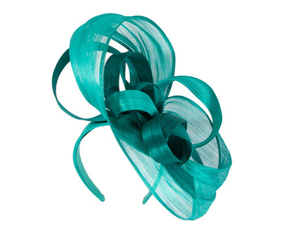 Large Teal fascinator by Fillies Collection-1