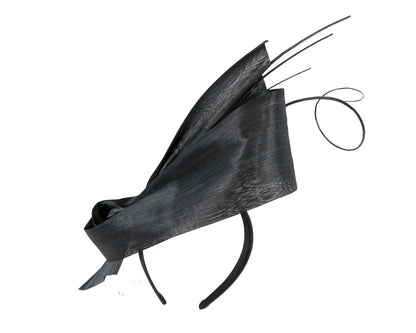 Edgy black fascinator by Fillies Collection