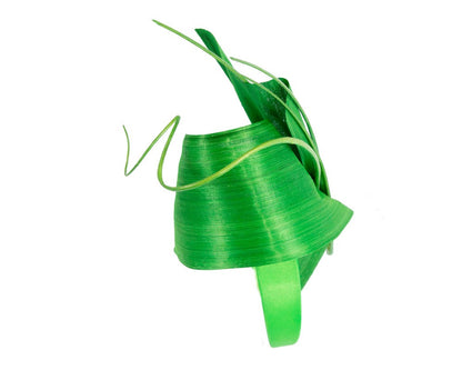 Edgy lime green fascinator by Fillies Collection-3