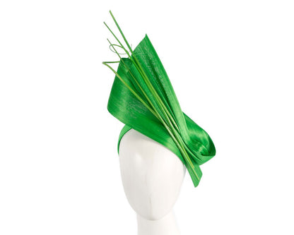 Edgy lime green fascinator by Fillies Collection-0