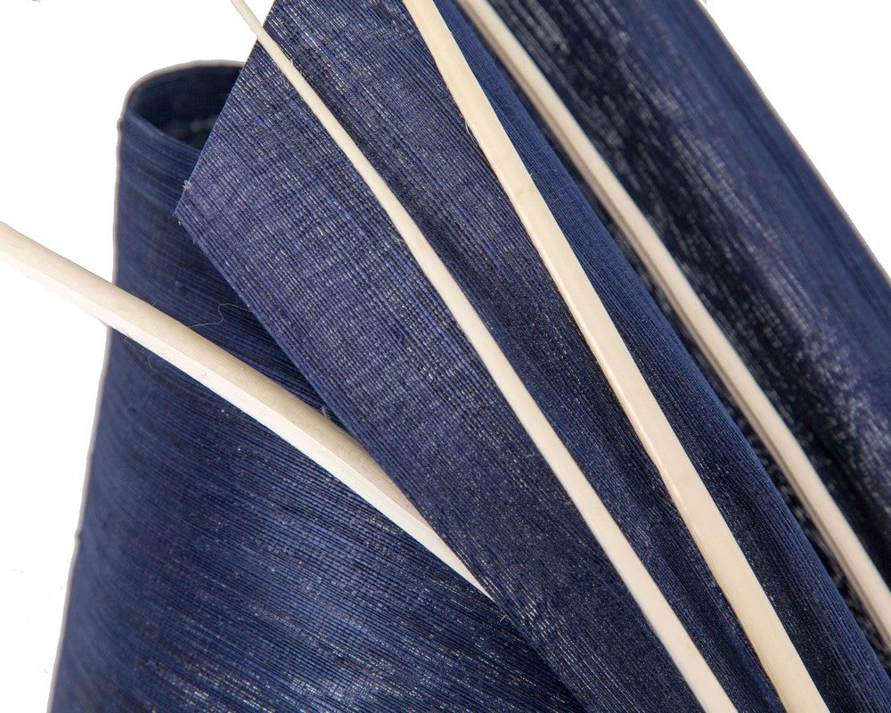 Edgy navy & white fascinator by Fillies Collection-2