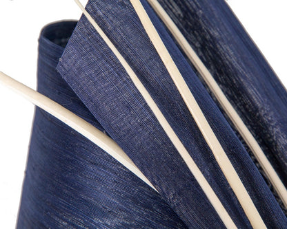 Edgy navy & white fascinator by Fillies Collection-2