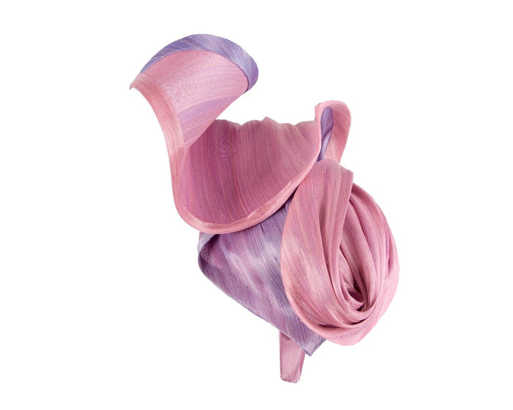 Dusty Pink & Lilac designers racing fascinator