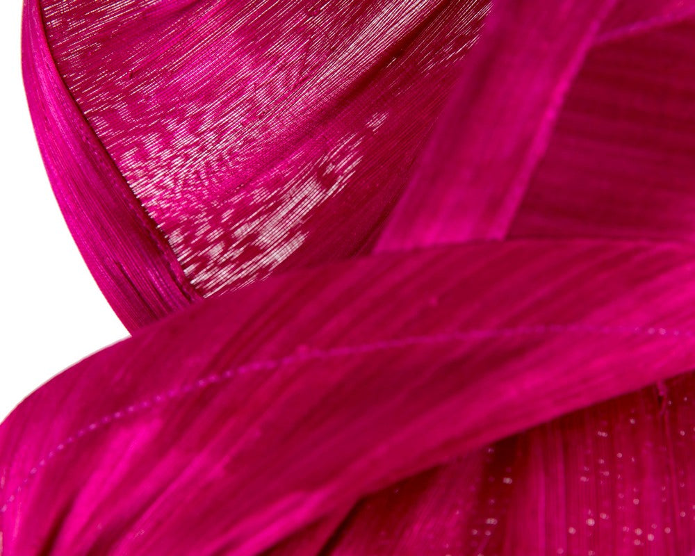 Fuchsia designers racing fascinator by Fillies Collection
