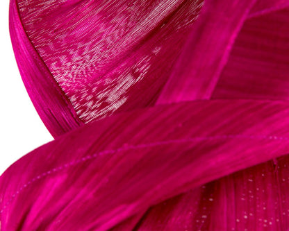 Fuchsia designers racing fascinator by Fillies Collection