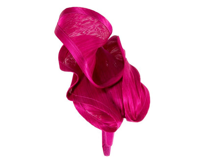 Fuchsia designers racing fascinator by Fillies Collection