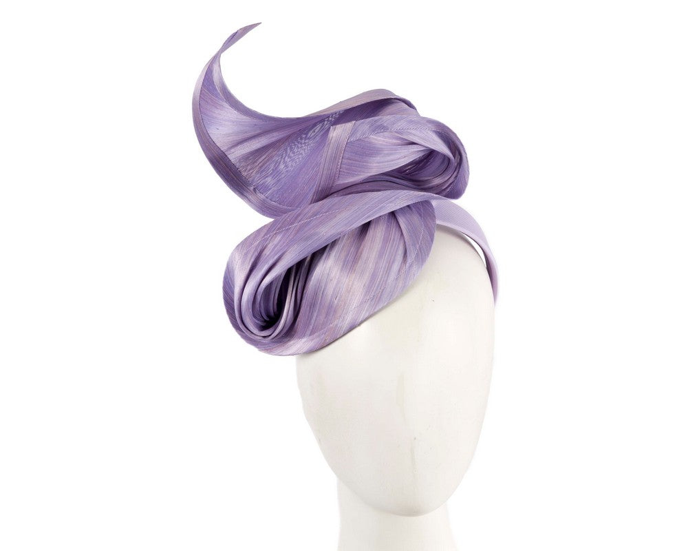 Lilac designers racing fascinator by Fillies Collection-0