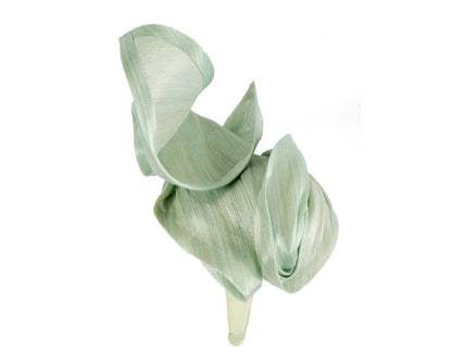 Mint green designers racing fascinator by Fillies Collection-2
