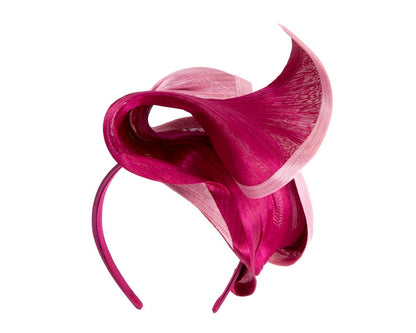 Pink & Wine designers racing fascinator-5