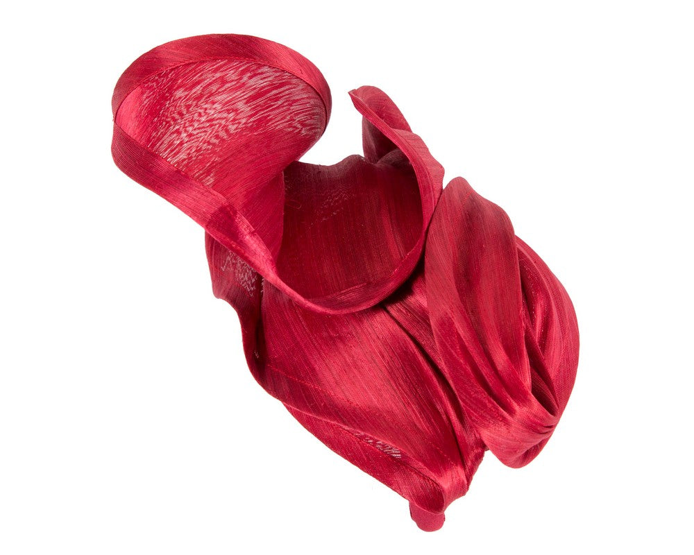 Red designers racing fascinator by Fillies Collection-3