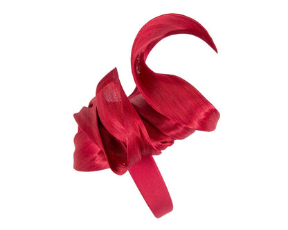 Red designers racing fascinator by Fillies Collection-2