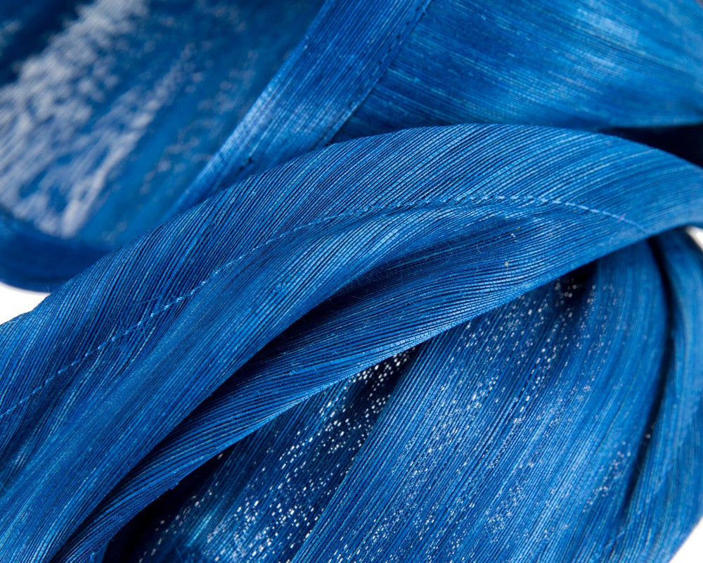 Royal blue designers racing fascinator by Fillies Collection-4
