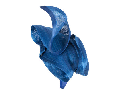 Royal blue designers racing fascinator by Fillies Collection-3