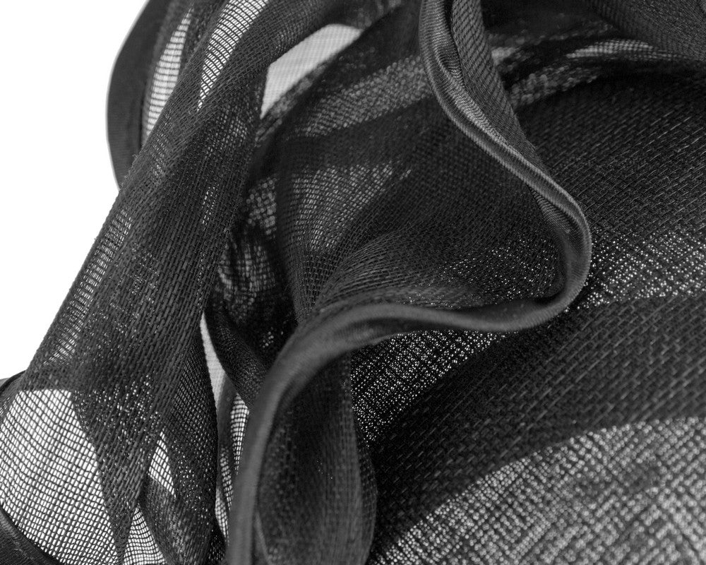 Black pillbox with wave by Fillies Collection