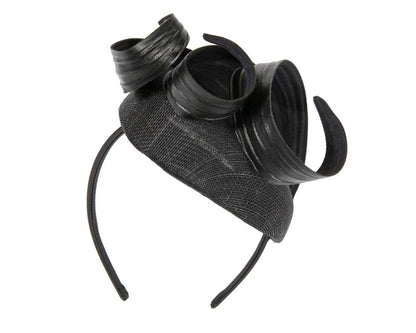 Black spring racing fascinator by Fillies Collection