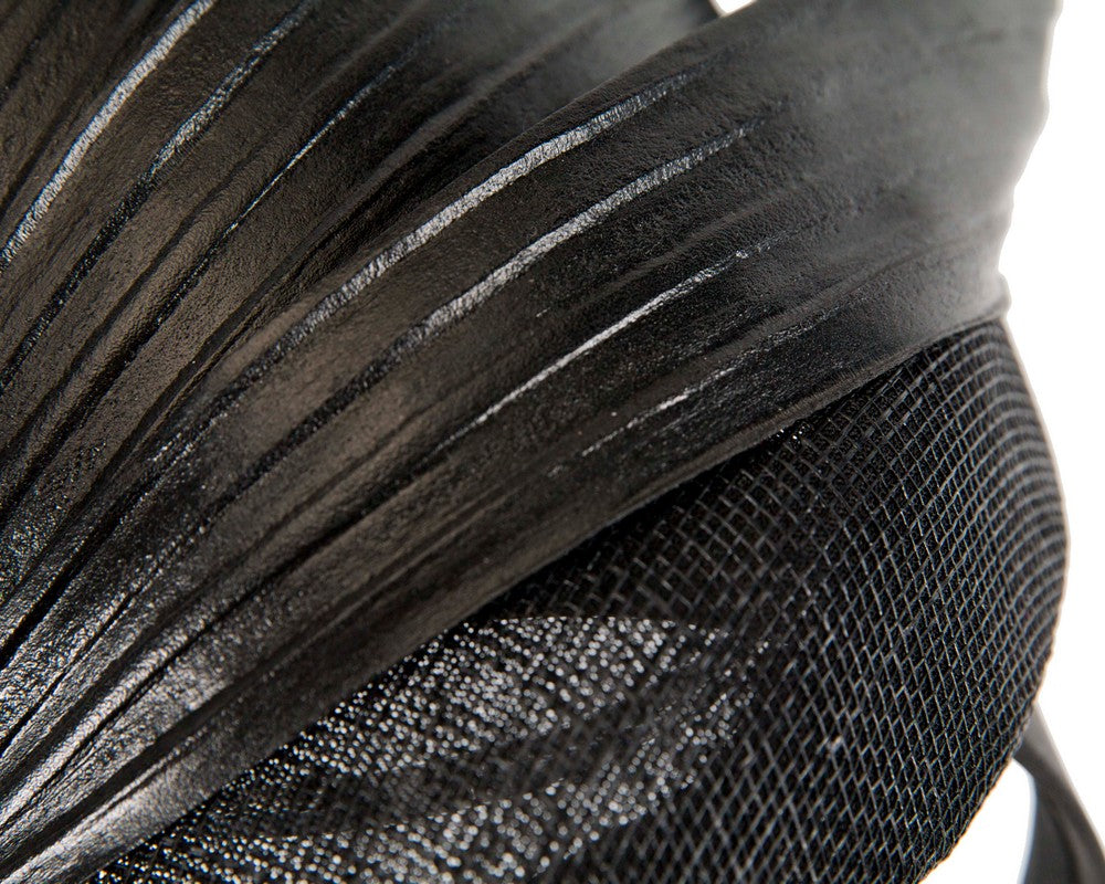 Black spring racing fascinator by Fillies Collection
