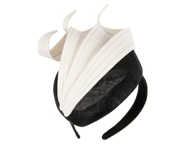 Black & white spring racing fascinator by Fillies Collection
