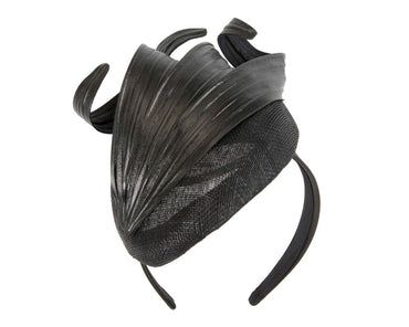 Black spring racing fascinator by Fillies Collection