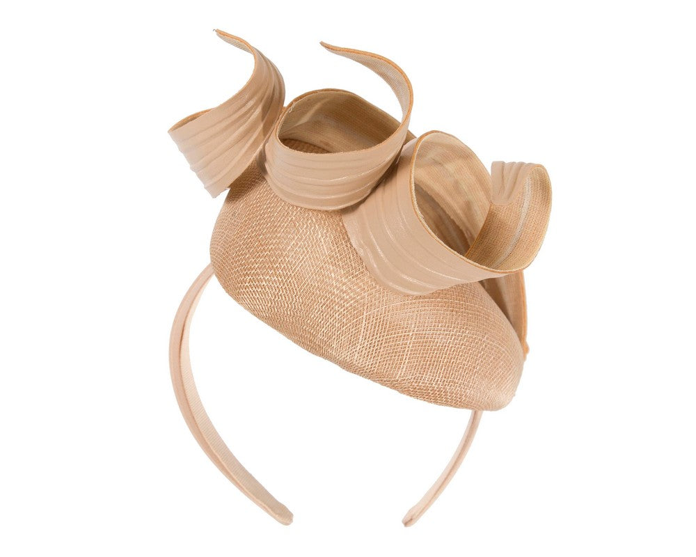 Nude spring racing fascinator by Fillies Collection-5