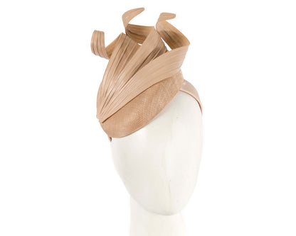 Nude spring racing fascinator by Fillies Collection-0