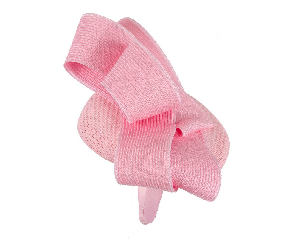 Pink pillbox fascinator by Fillies Collection-3