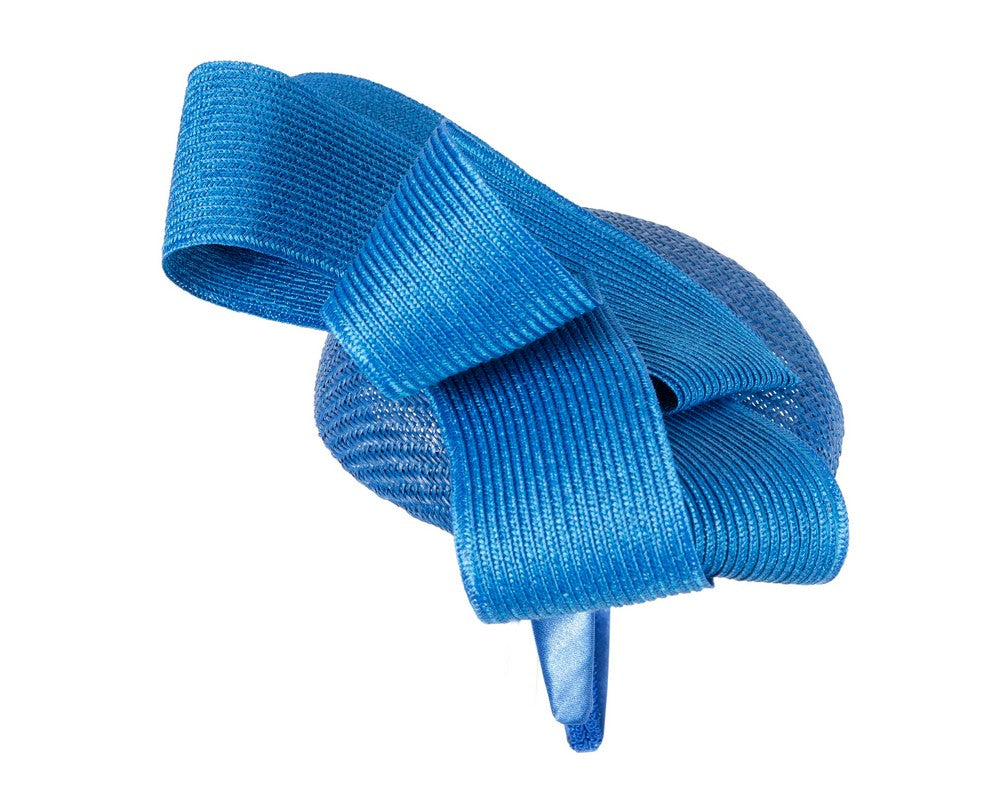 Royal blue pillbox fascinator by Fillies Collection S286