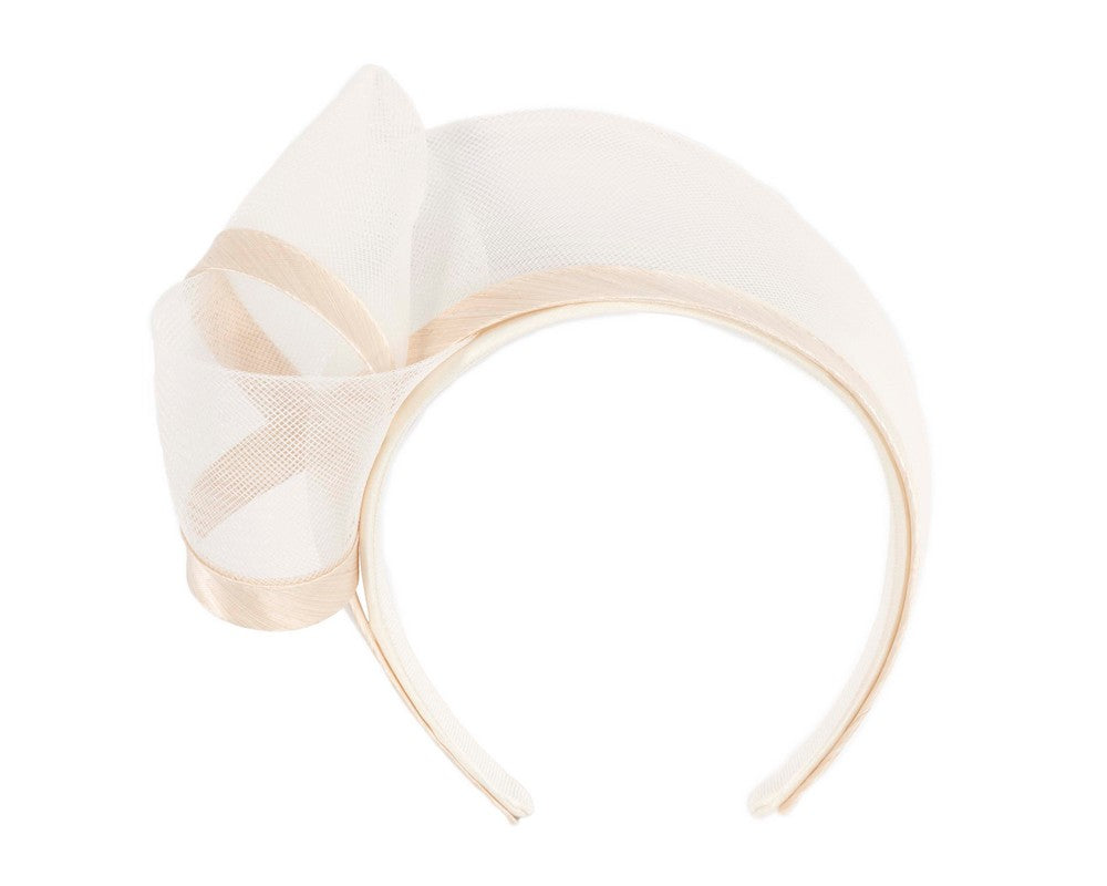 Cream fashion headband by Fillies Collection