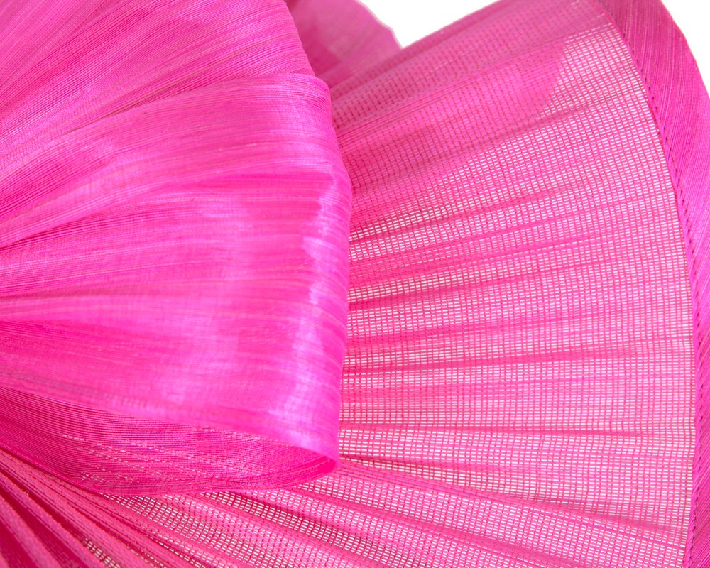 Large fuchsia jinsin racing fascinator by Fillies Collection-4