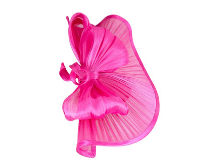 Large fuchsia jinsin racing fascinator by Fillies Collection-3