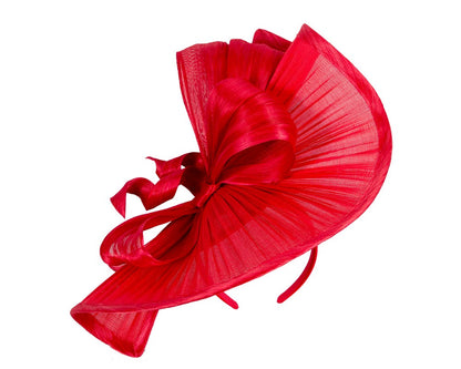Large red jinsin racing fascinator by Fillies Collection-1