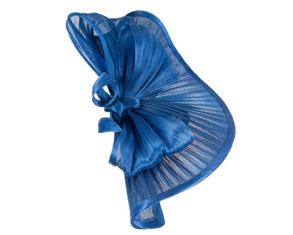 Large royal blue jinsin racing fascinator by Fillies Collection-3