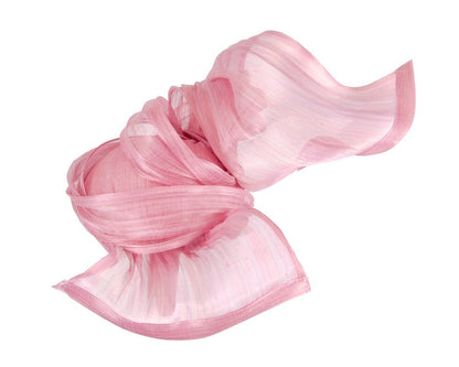 Bespoke dusty pink silk abaca fascinator by Fillies Collection