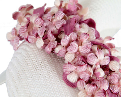 White pillbox with pink flowers by Fillies Collection-4