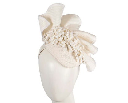 White pillbox with flowers by Fillies Collection-0