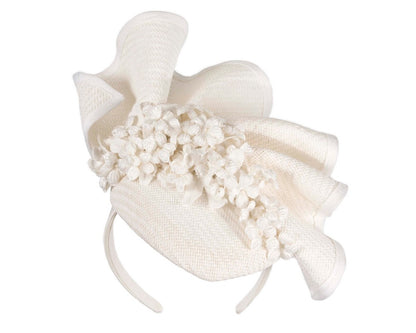 White pillbox with flowers by Fillies Collection-1