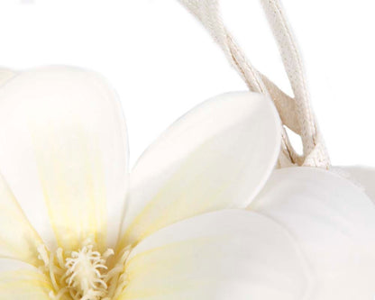 Bespoke cream flower fascinator by Fillies Collection
