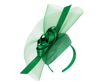 Tall green racing fascinator by Fillies Collection-1