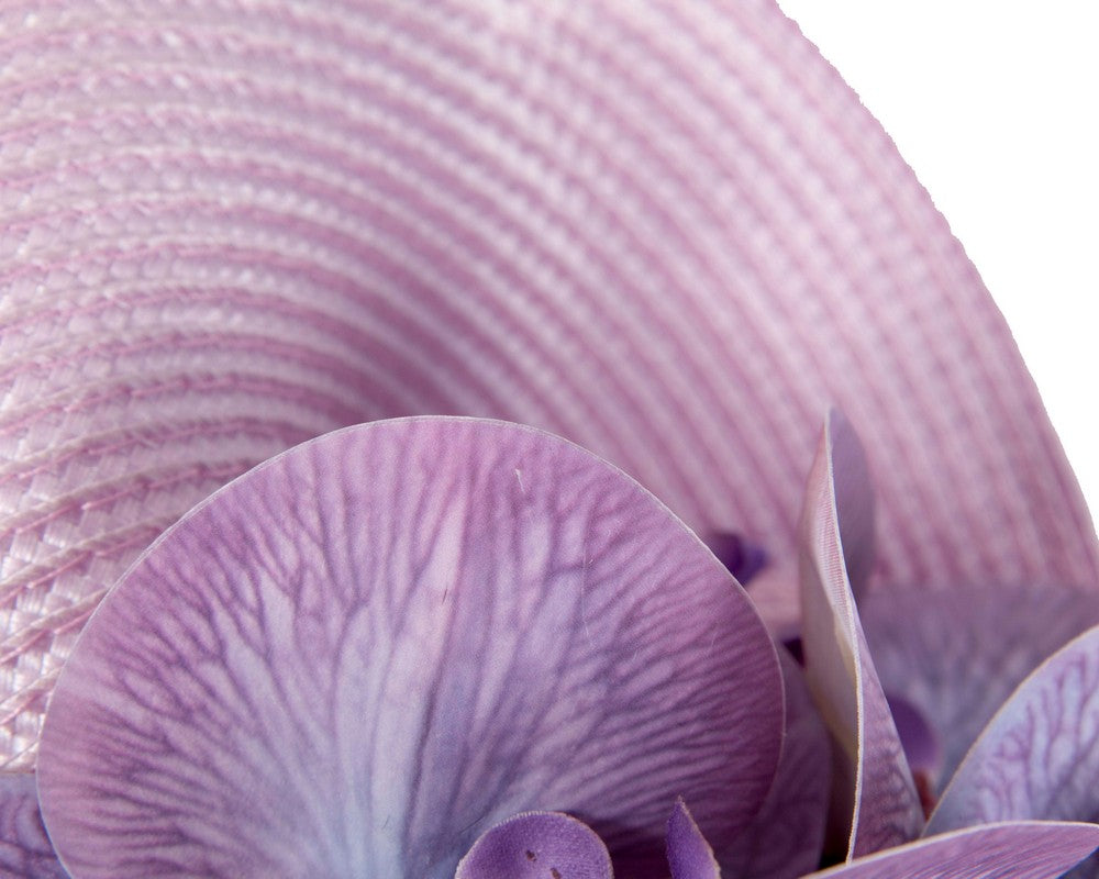 Large lilac fascinator with orchids by Fillies Collection-4