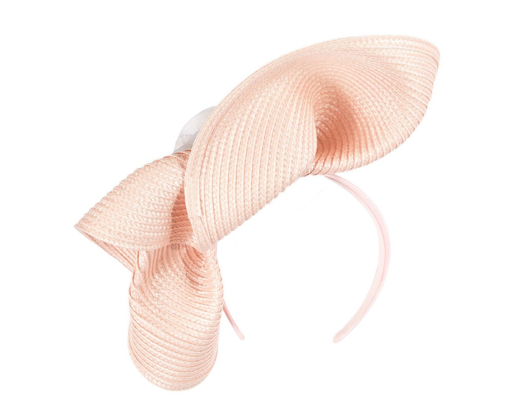 Large pink & lilac fascinator with orchids by Fillies Collection-5