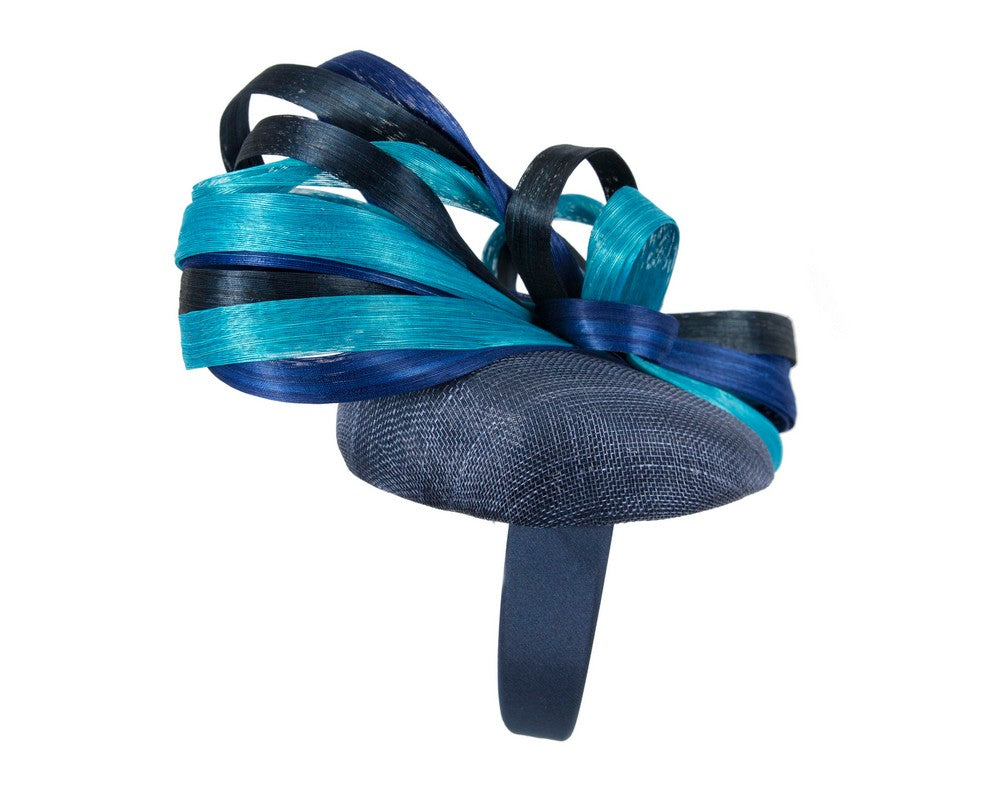 Exclusive multi-colored pillbox fascinator by Fillies Collection-3