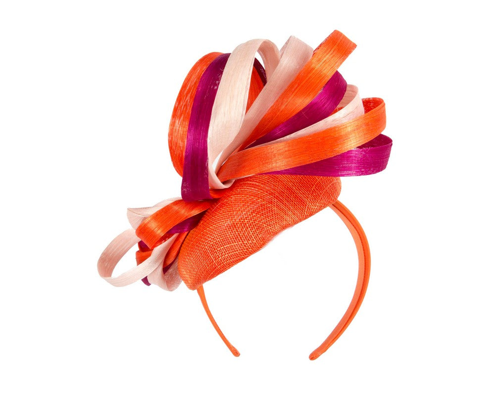 Exclusive multi-colored pillbox fascinator by Fillies Collection-5