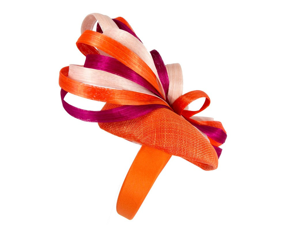 Exclusive multi-colored pillbox fascinator by Fillies Collection-3