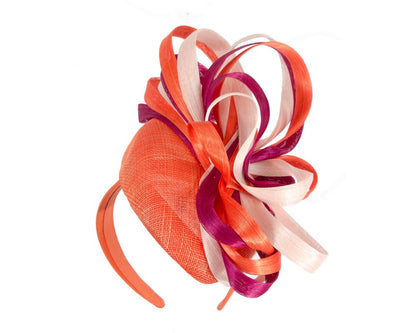 Exclusive multi-colored pillbox fascinator by Fillies Collection-1