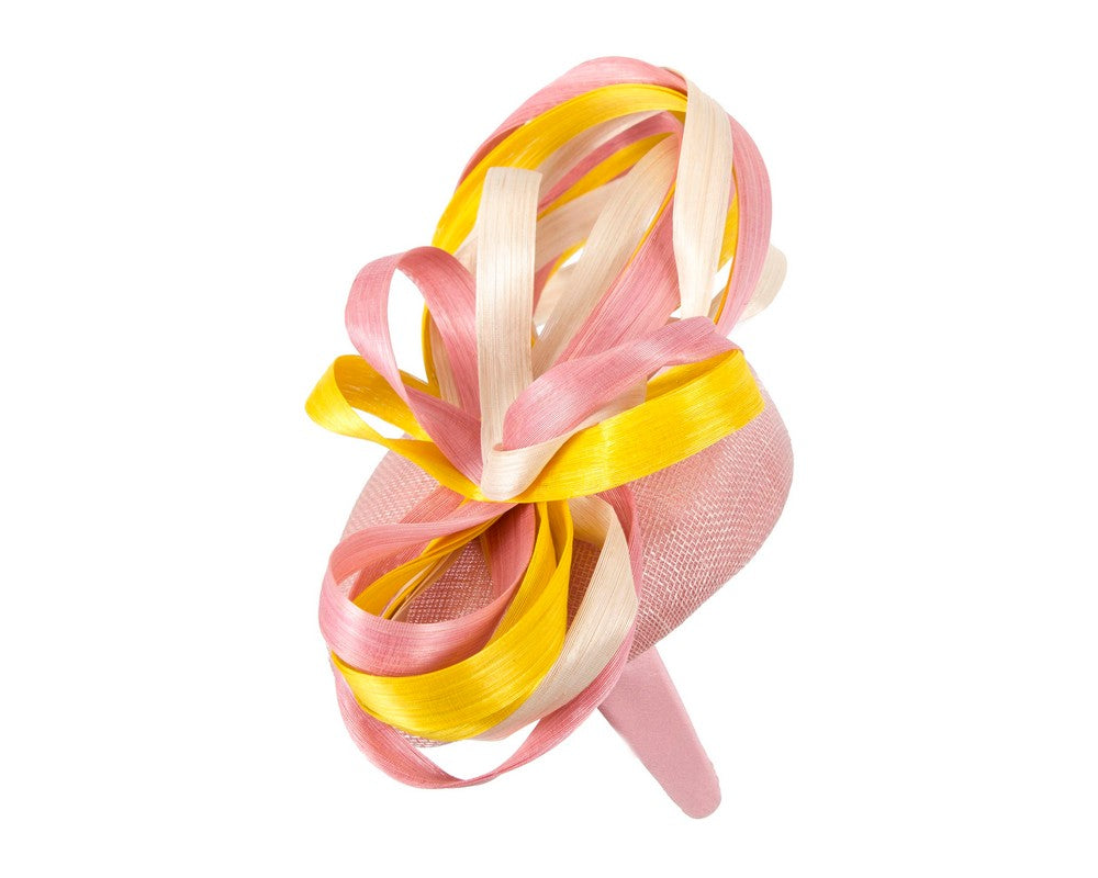 Exclusive multi-colored pillbox fascinator by Fillies Collection-2