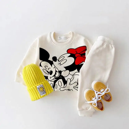 2-Piece Cartoon Sweatshirt and Pants Tracksuit Set for Children Multivariant-16