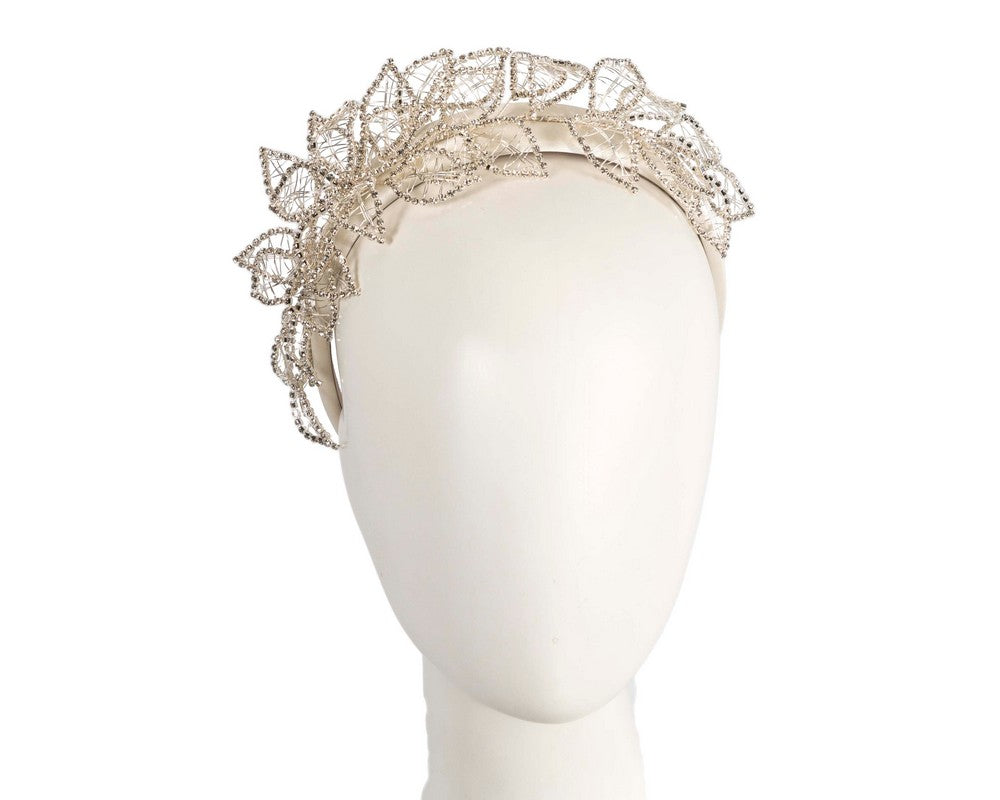 Fashion silver fascinator headband by Fillies Collection