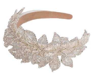 Fashion silver fascinator headband by Fillies Collection